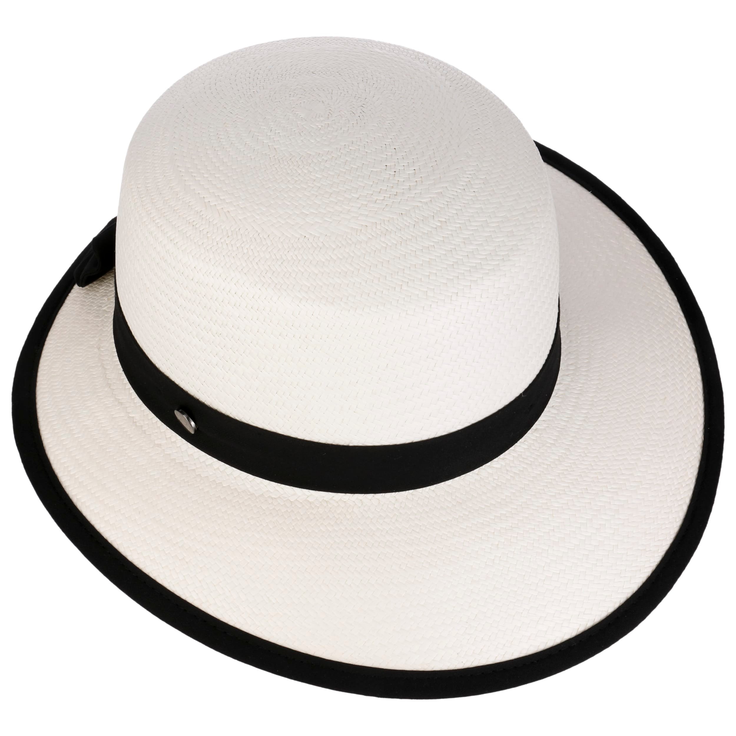 Cappello Panama Donna LIERYS Vina – Paglia Intrecciata A Mano In Ecuador, Con Nastro Grosgrain E Pistagna