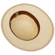 LIERYS Cappello Panama Classic Bolero Uomo - Made in Ecuador Estivo di Paglia da Sole con Nastro Grosgrain Primavera/Estate Estate - S (55-56 cm