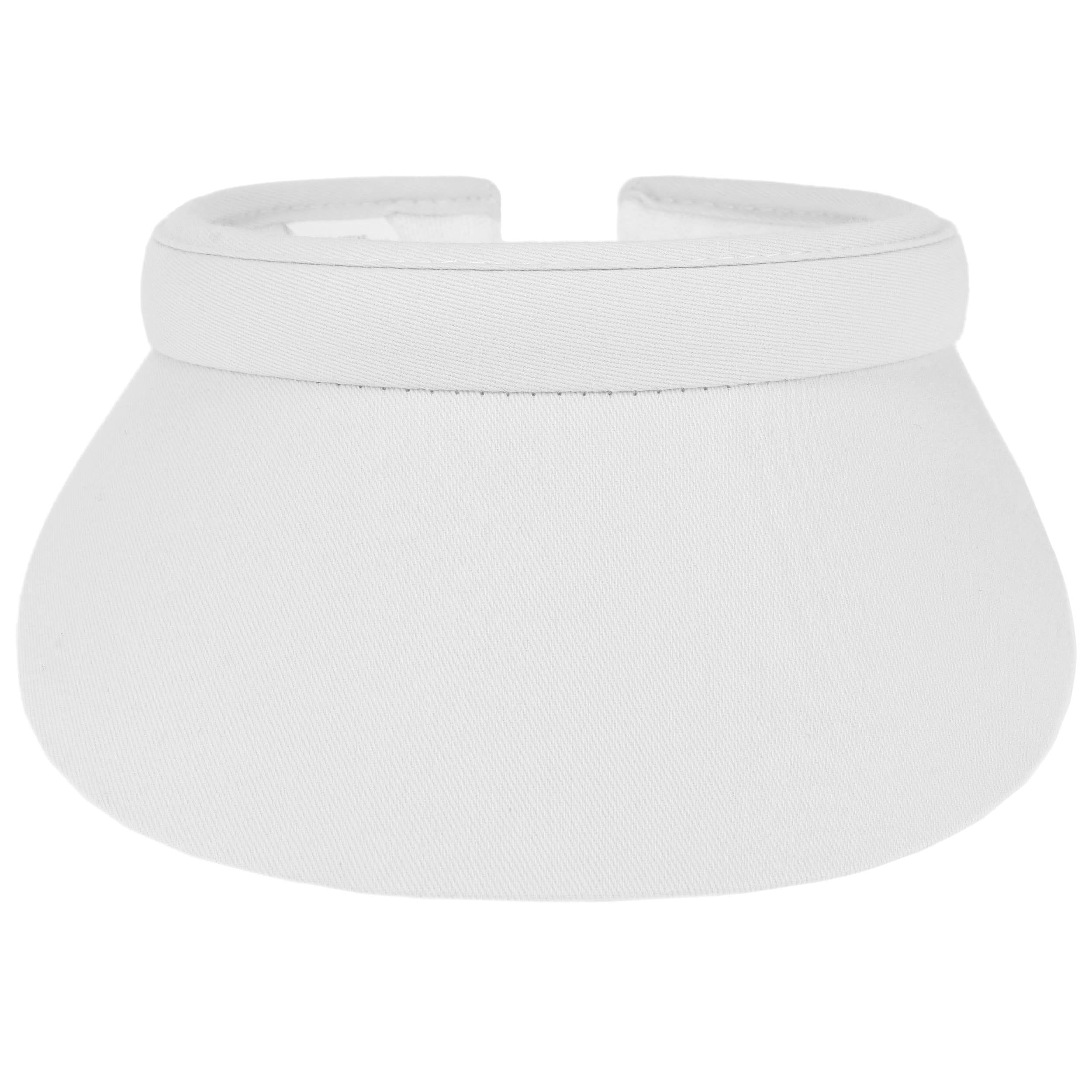 Visiera Da Donna Con Clip, Nero, Taglia Unica, 100% Cotone, Ideale Per Tennis E Tempo Libero