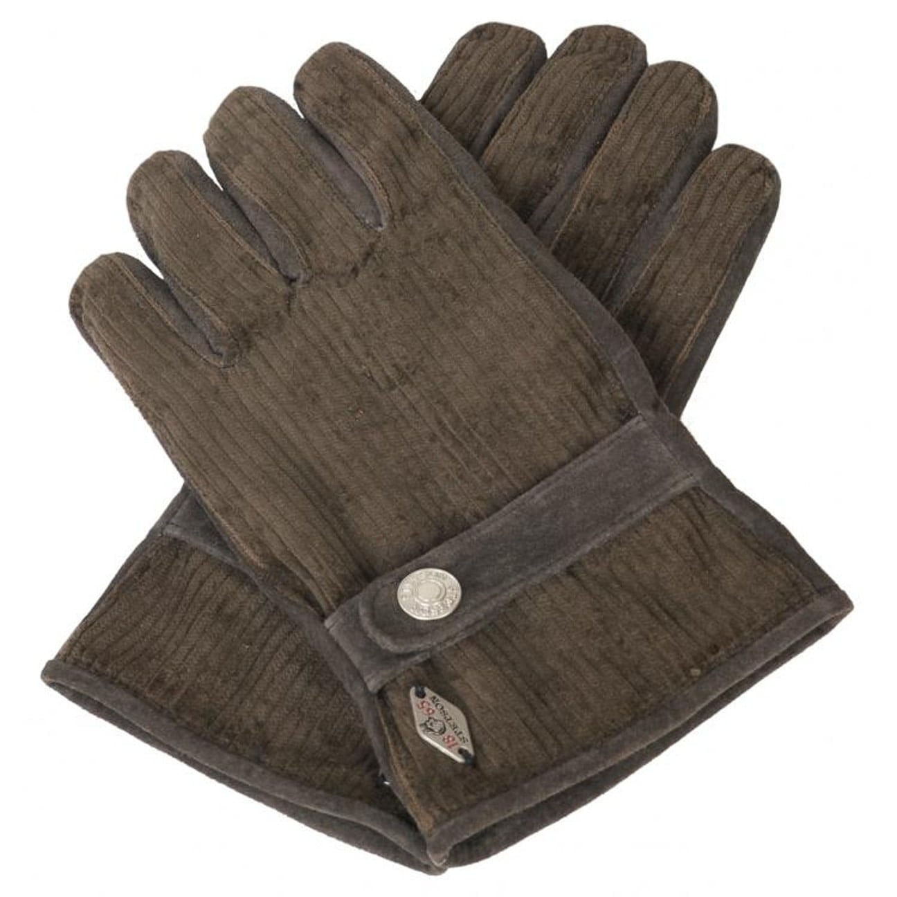 Stetson Guanti Uomo In Pelle Soft Nappa Marrone, Fodera Autunno/Inverno, Taglia 9 1/2 HS – Lavaggio Solo A Mano