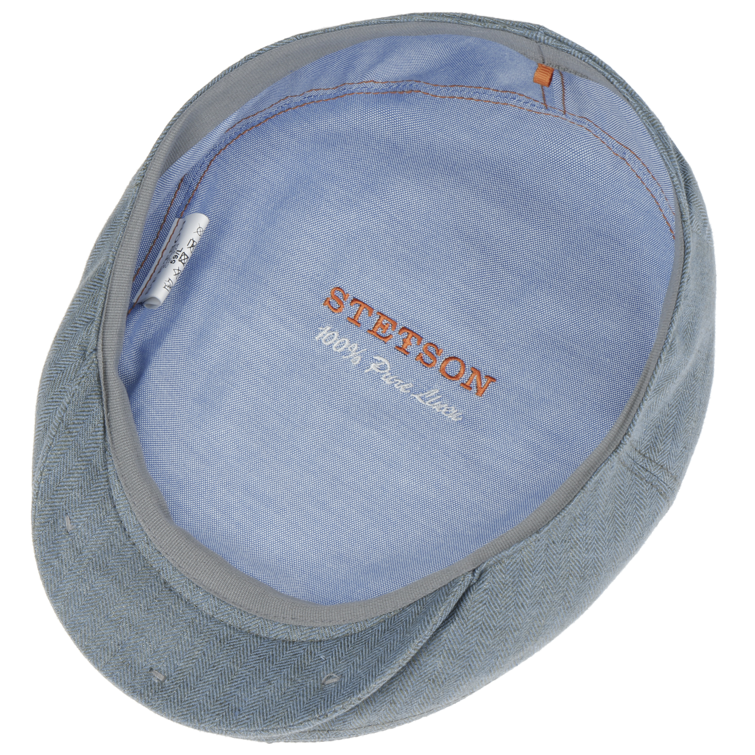 Coppola Stetson Woodfield In Lino - Unisex, Con Visiera, Fodera In Cotone, Made In EU