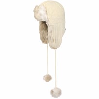 Strick-Webpelz-Tschapka mit B�mmel by McBURN - &euro; 29,95