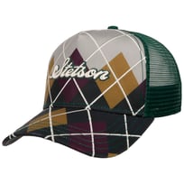 Cappellino Trucker Argyle Check by Stetson - &euro; 59,00