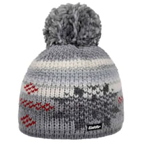 SODIAL(R) Bandiera USA Berretto Crochet a Maglia Pom Pom Cappello Blu