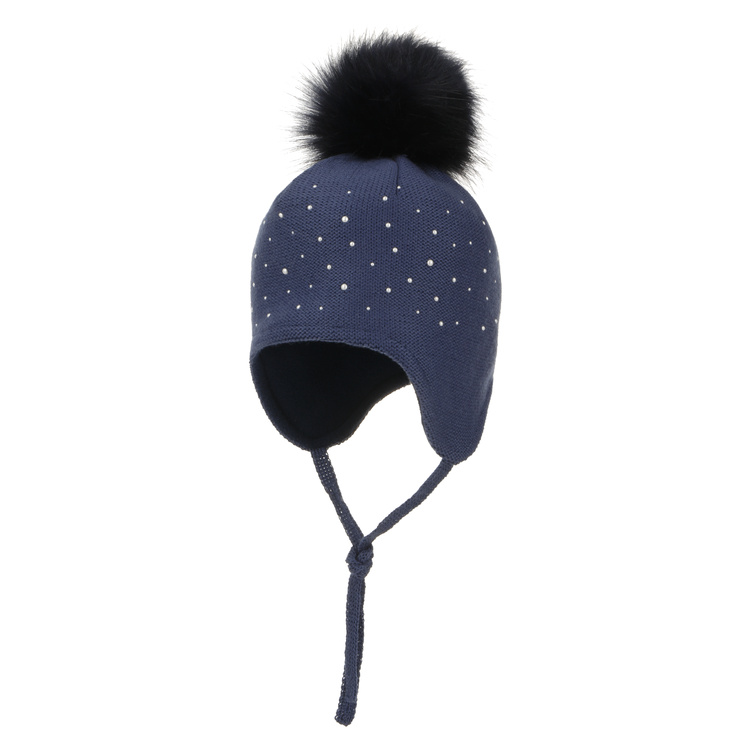 M908 - CAPPELLO INVERNALE SCUDETTO BLU BAMBINO