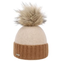 Berretto con Pompon Twotone Cachemire by Seeberger - &euro; 109,00