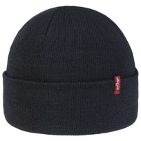 Levi's Beanie Uomo - Cuffia Ricamata Batwing Rossa, 100% Acrilico, Taglia Unica - Foto 7