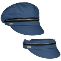 Berretto Newsboy Zip Cotton by Seeberger - &euro; 35,95