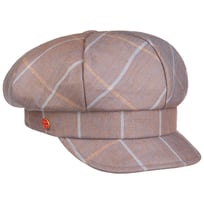 Berretto Newsboy in Lino Anja Check by Mayser - &euro; 79,90