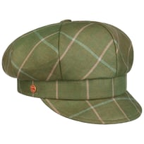 Berretto Newsboy in Lino Anja Check by Mayser - &euro; 79,90