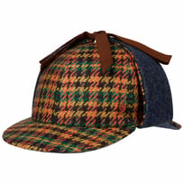 Berretto Houndstooth Deerstalker by Alfonso DEste - &euro; 129,00