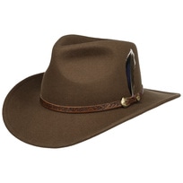 New Men's Brown Stylish Cowboy Hat Western Original Genuine Cow Hide Leather - Foto 10