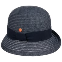 MAYSER Cappello Di Paglia Maxwell Uomo, Modello Traveller, Tesa 7.5 Cm, Corona 10.5 Cm, Made In EU, Per Spiaggia Ed Estate - 2