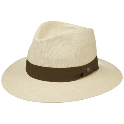 Cappello Paglia Stetson Trilby - Cappello Sole Uomo/Donna Con Nastro - Foto 4