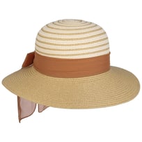 Cappello Da Sole In Paglia Donna Con Tesa Larga E Perle – Regolabile, Per Spiaggia E Viaggi – Taglia 56-58 Cm - 5