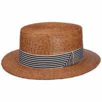 Stetson Cappello A Tesa Larga Fiorella Donna - Da Sole Estivo Cappelli Spiaggia Primavera Estate S 54 55 Cm Marrone 122233728