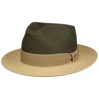 Cappello in Rafia Twotone Toyo Fedora by Stetson - &euro; 89,00