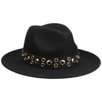 Cappello in Lana Eyelet Band Fedora by Seeberger - &euro; 99,95