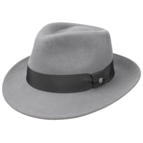 Cappello Fedora Panama In Feltro Di Lana Sfumato 2 Toni - Unisex, Tesa Larga, Stile Jazz