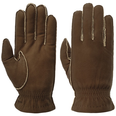 Guanti invernali in pelle per uomo.touchscreen guanti da neve con cashmere