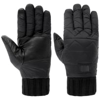 Cevapro Guanti da ciclismo invernali, impermeabili, per touchscreen, antivento, antiscivolo, nero, S