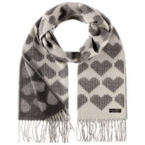 Sciarpa a Frange Cashmink Hearts by Fraas - &euro; 35,95
