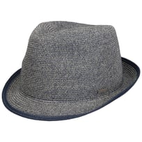LIPODO Cappello Tessuto Herringbone Uomo, Trilby Con Fodera E Nastro Grosgrain, Autunno/inverno, Falda 5cm, Corona 10cm