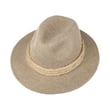 Cappello Tirolese In Feltro Di Lana 100% | Oktoberfest | 57 Cm Beige | Bordo Grezzo E Cordoncino A Spirale