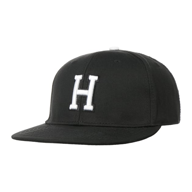 Harley-Davidson Cappellino Snapback Uomo A Righe Grigio/Nero | Logo Bar & Shield Ricamato | 100% Cotone